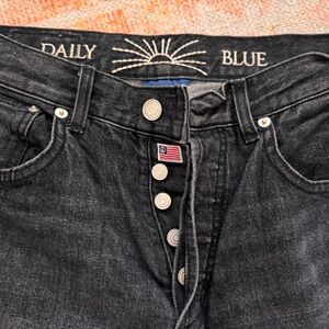 Daily Blue  Women's Straight Leg Jeans in Dark Gray